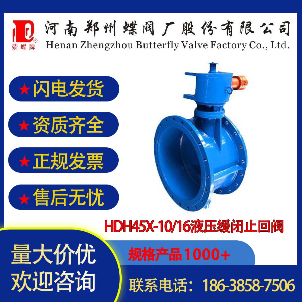 HDH45X-10/16液壓緩閉止回閥利水處理鑄鐵環(huán)衛(wèi)